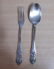 antikes Besteck Kinderbesteck Berndorf ??  Löffel Gabel Märchen