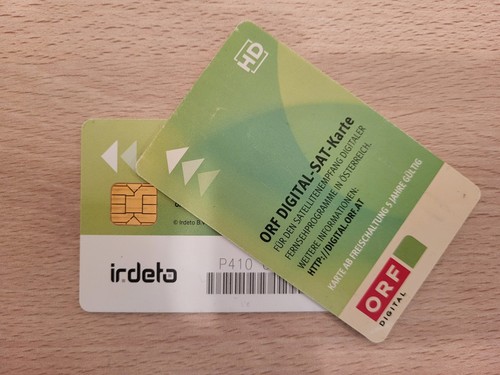 Orf smartcard smartkarte - 2x,