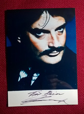 Original-Autogramm von Rudolph Moshammer (verst.), Farbfoto, 18 x 12,7 cm