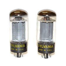 Matched Pair Sylvania  6L6GC