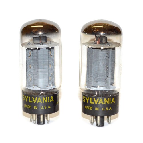 Matched pair sylvania 6l6gc - sylvania,