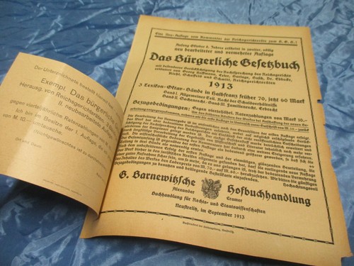 Das bürgerliche gesetzbuch - bürgerliche,
