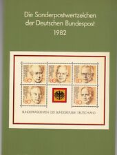 Bund Jahrbuch 1982 Die Sonderpostwertzeichen postfrisch/MNH - komplett