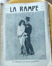 THEATERMAGAZIN ILLUSTRIERT DIE RAMPE vom 30. November 1919 SPINELLY und FARABONI 