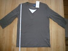 Sweatshirt, 3/4 Arm, Cecil, braun, Gr. L, neu