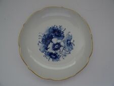 Meissen Schale Blaue Blume mit  Goldrand  D 17  1. Wahl