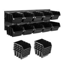 Werkstatt Wandregal mit Boxen