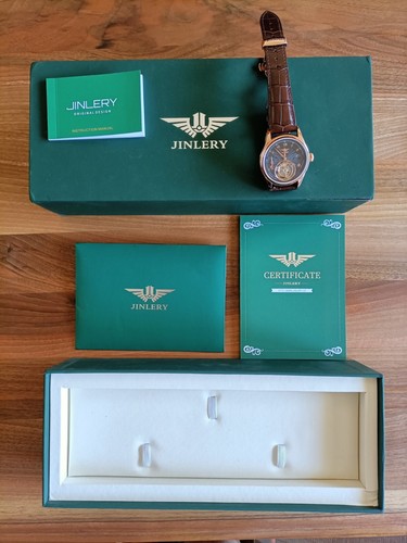 Tourbillon uhr marke jinlery - marke,