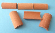 Dachfirst Ziegelsteine