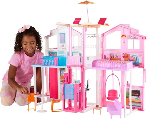 Barbie stöckiges stadthaus - 3-stöckiges,