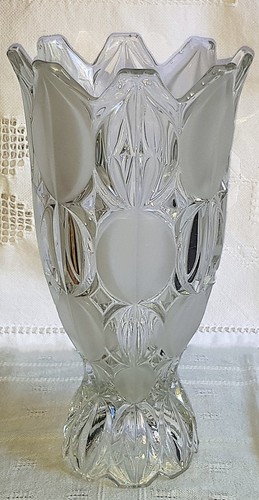 Pressglas-Vase/Tulip