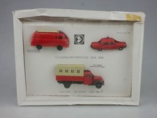 DDR 1/87 Set Barkas B1000 Wartburg W353 Ifa Garant Feuerwehr Ltd 50 Box 132500