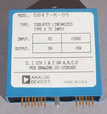 Model 5B47-K-05 Analog Devices Temperatur Messverstärker für Thermoelement Typ K