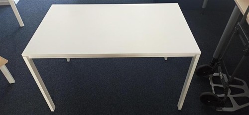 Schreibtisch weiß - , (125