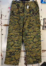 Orig. US Armee USMC GTX Nässeschutzhose Marpat Woodland Gr. M Rarität Neu #2040