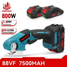 Akku Schere Elektrische Schneiderschere Stoff Leder Karton Teppich fürMakita 18V