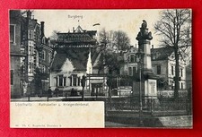 AK DRESDEN Loschwitz um 1900 Ratskeller und Kriegerdenkmal    ( 160143