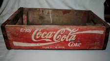 Getränkekiste | Coca-Cola | Holzkiste | USA Vintage