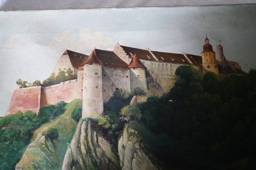 ölgemälde schloss - Ölgemälde,