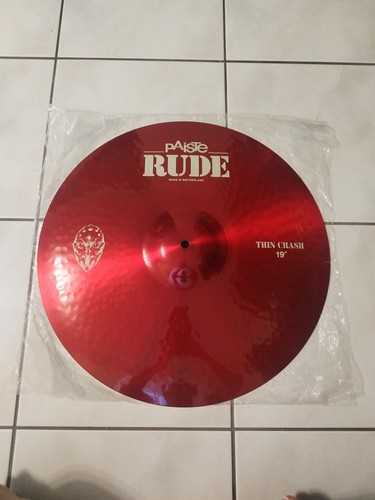 Paiste rude thin crash - rude, 19"