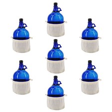 Glasballon blau 5 Liter mit