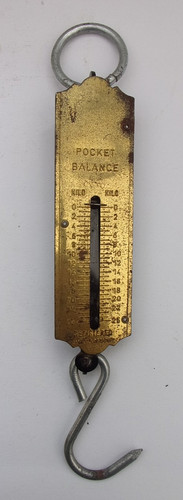 Alte metall zugwaage - alte,