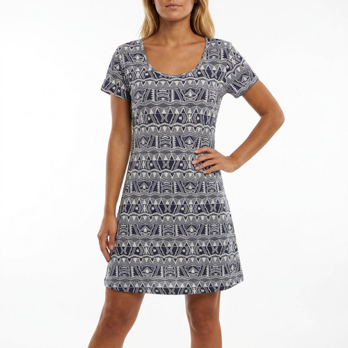 Kangaroos damen kleid kurzarm - kangaroos,