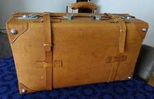 Vintage Lederkoffer mittelgroß Deko Oldtimer