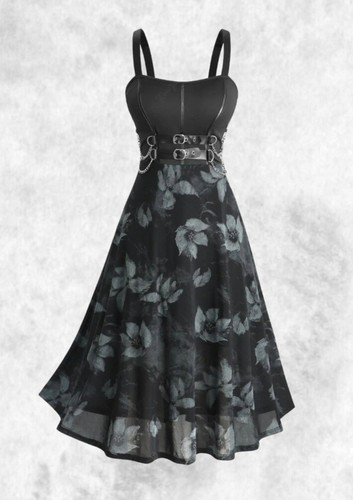 Neu schwarz blumenmuster - neu,