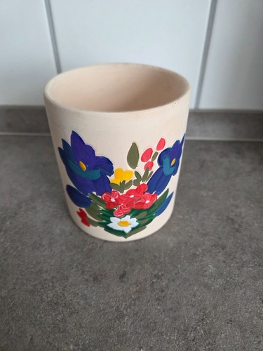 Wächtersbach tasse bemalt - wächtersbach,