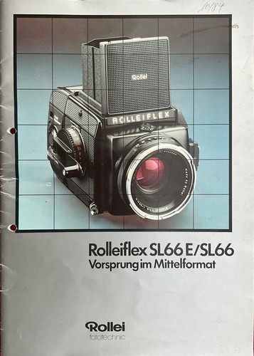 Prospekt rolleiflex sl66e - rolleiflex,