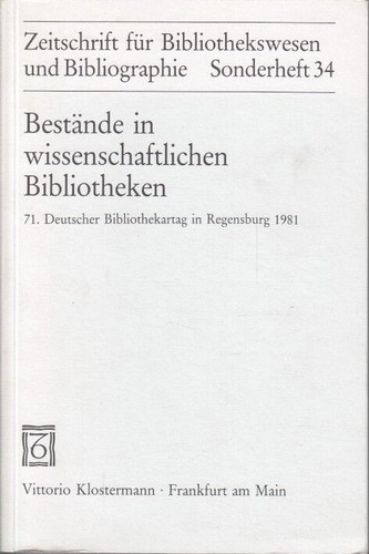 Bestände - , in
