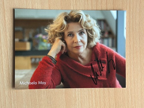 Michaela may autogrammkarte - may,