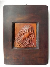 Holzrelief: Maria Mater