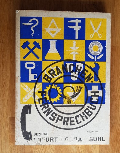 Ddr branchen fernsprechbuch - branchen,