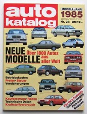 Auto Katalog von AMS    1985   -  Nr.  28