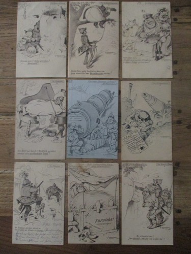Postkarte wk propaganda - postkarte,