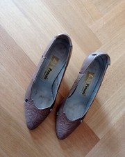 Fernando PENSATO Italy Damen Pumps,  Gr 38, graubraun 