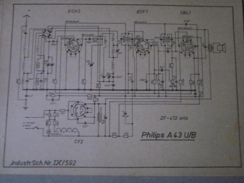 Philips b schaltplan - a, 43