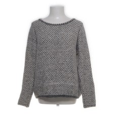 Bloom, Strickpullover, Größe: 38, Grau/Weiß #QHY