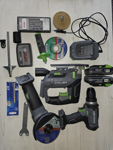 Lux tools set mit - set, ladegerät/