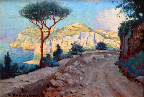 Capri ölgemälde italien - capri,, Ölgemälde,