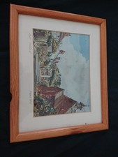 Aquarell Gemälde signiert.