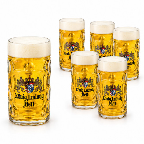 König ludwig bierkrug - ludwig, glas