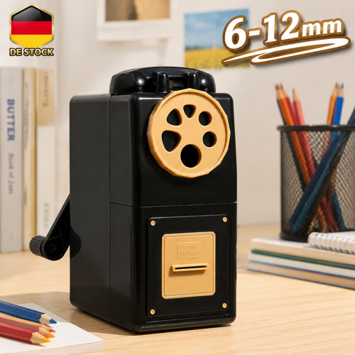 Bleistiftspitzer schwarz - bleistiftspitzer,