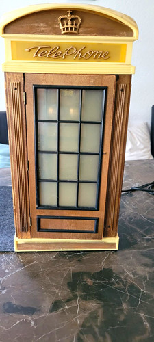 Telefonzelle holzoptik mit - holzoptik,