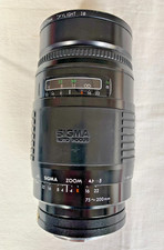 Sigma Auto Focus 75-200 mm Teleobjektiv - Analog Fotografie - gebraucht - Zoom