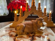 Historische Krippe Goebel Skrobek Ochse Kuh Figur RARITÄT