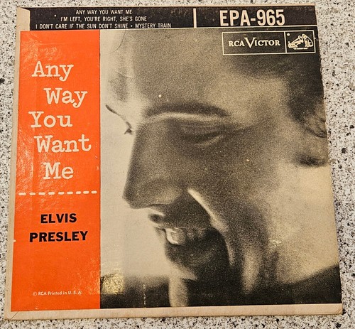 Elvis presley anyway you - you, want