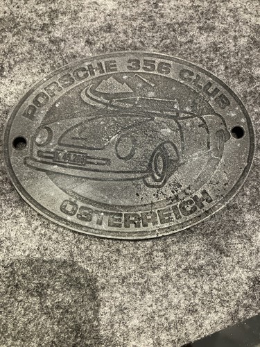 Porsche 356 plakette badge - porsche,